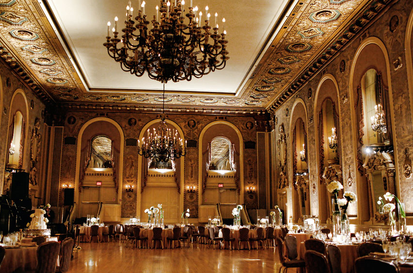 Gold Ballroom Wedding Reception Calgary Wedding Planners Banff