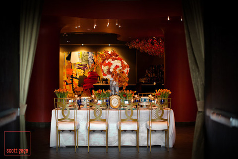 gold blue orange wedding_calgary wedding planner