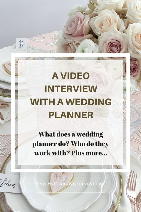 Video wedding planner interview Calgary