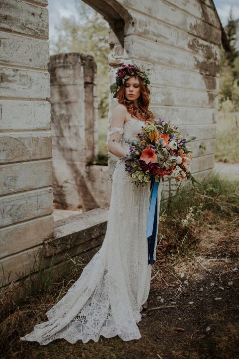 boho bride banff