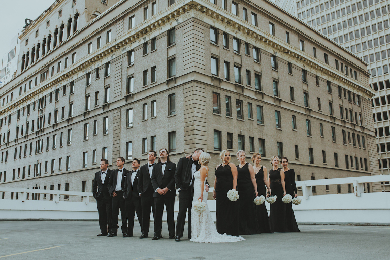 Fairmont Palliser Calgary wedding_wedding party